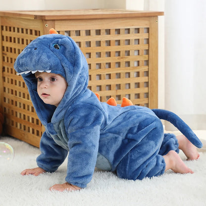 DAWDLING DINO Plush Romper