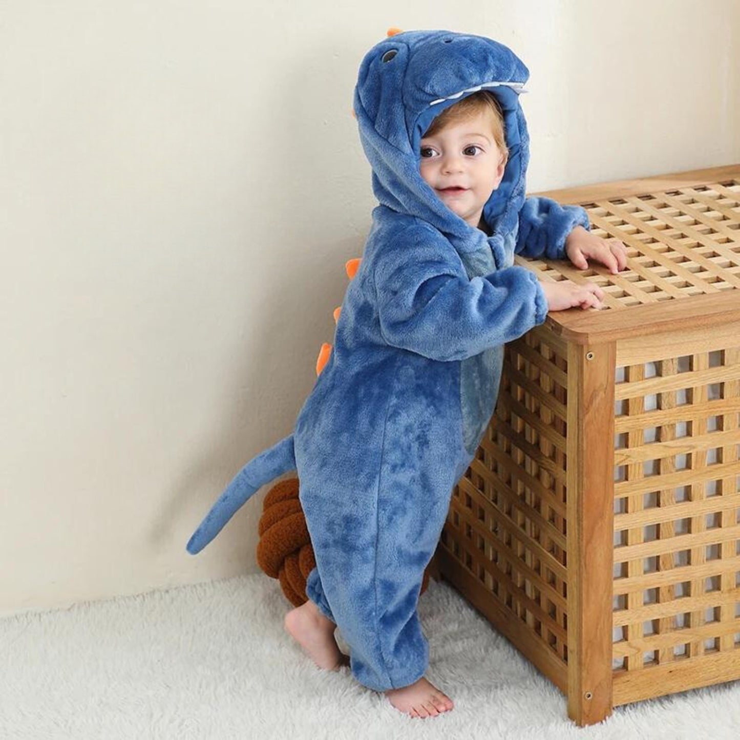 DAWDLING DINO Plush Romper