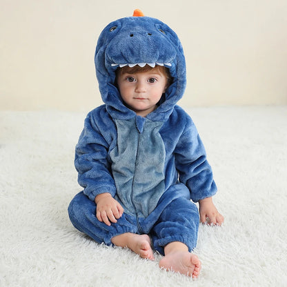 DAWDLING DINO Plush Romper