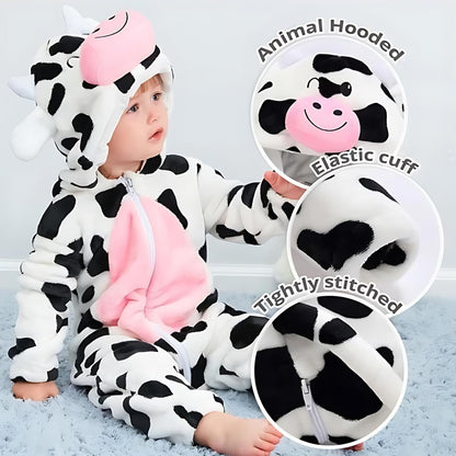 CUTIE COW Plush Romper