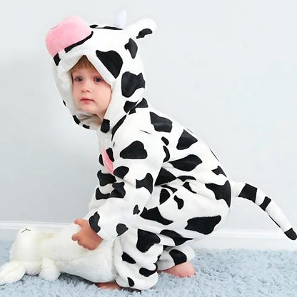 CUTIE COW Plush Romper