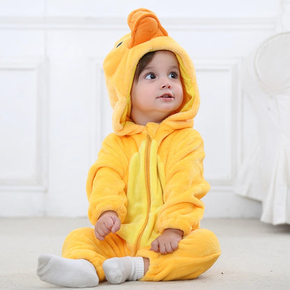 DAZZLING DUCKY Plush Romper