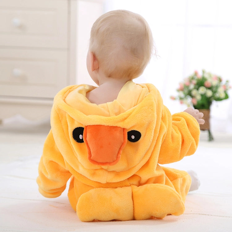 DAZZLING DUCKY Plush Romper