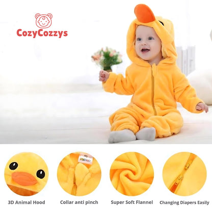 DAZZLING DUCKY Plush Romper