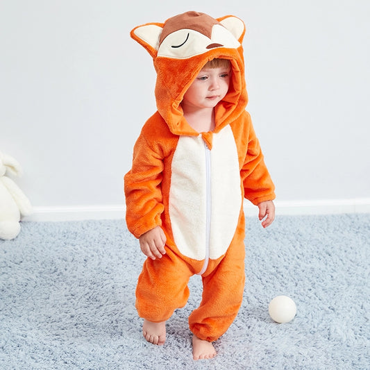 FANTASTIC FOX Plush Romper