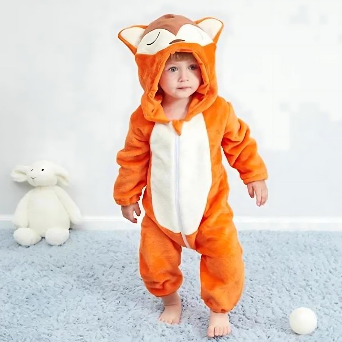 FANTASTIC FOX Plush Romper