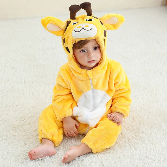 GORGEOUS GIRAFFE Plush Romper