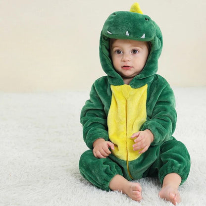 TINY T-REX Plush Romper