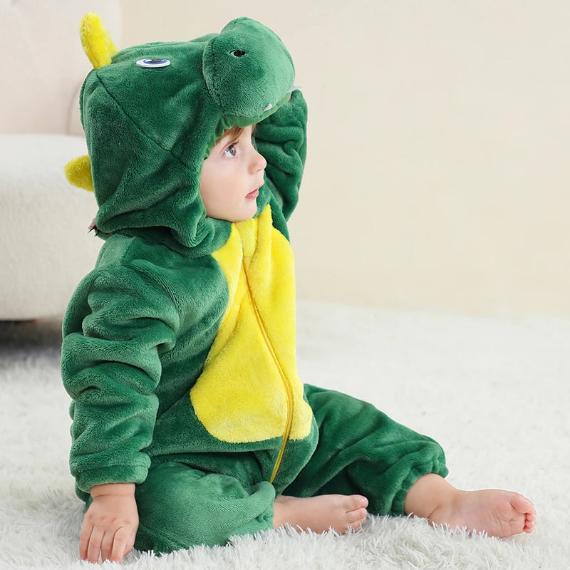 TINY T-REX Plush Romper