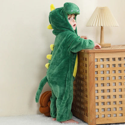 TINY T-REX Plush Romper