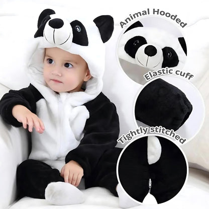 PRECIOUS PANDA Plush Romper