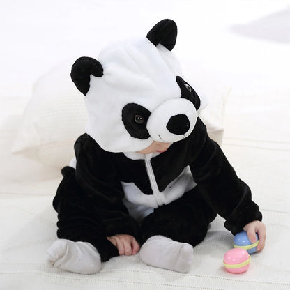 PRECIOUS PANDA Plush Romper