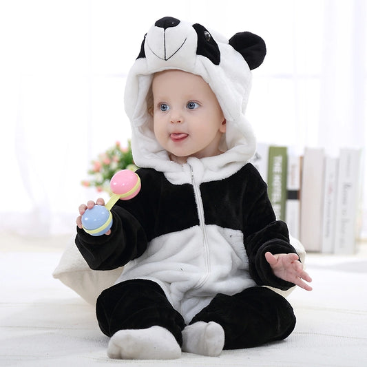 PRECIOUS PANDA Plush Romper