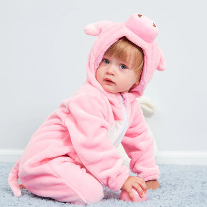 PRETTY PIGGY Plush Romper