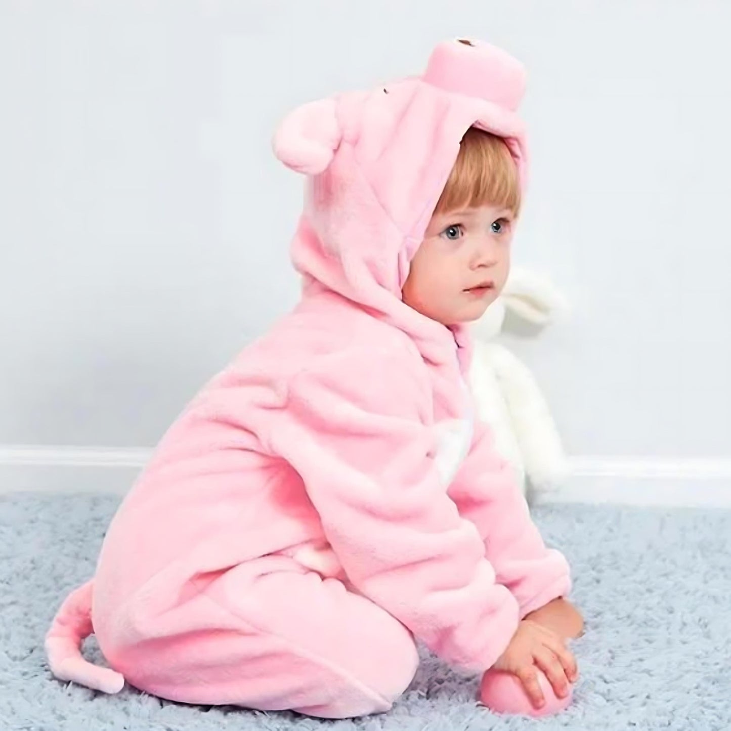 PRETTY PIGGY Plush Romper