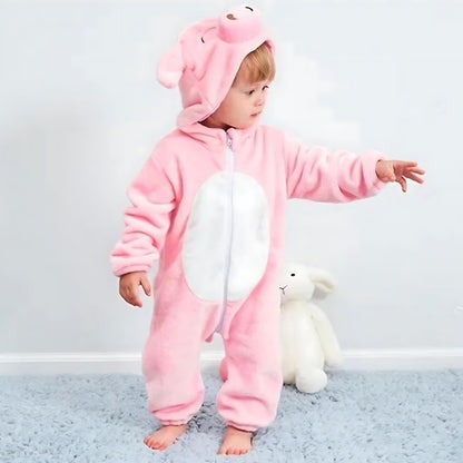 PRETTY PIGGY Plush Romper