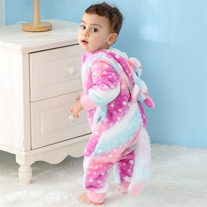 UNIQUE UNICORN Plush Romper